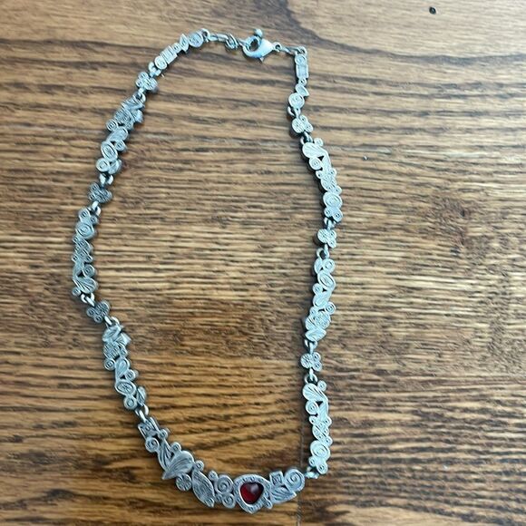 Multicolored Handcrafted Glass and Semi-Precious Stones Necklace - Picture 7 of 10